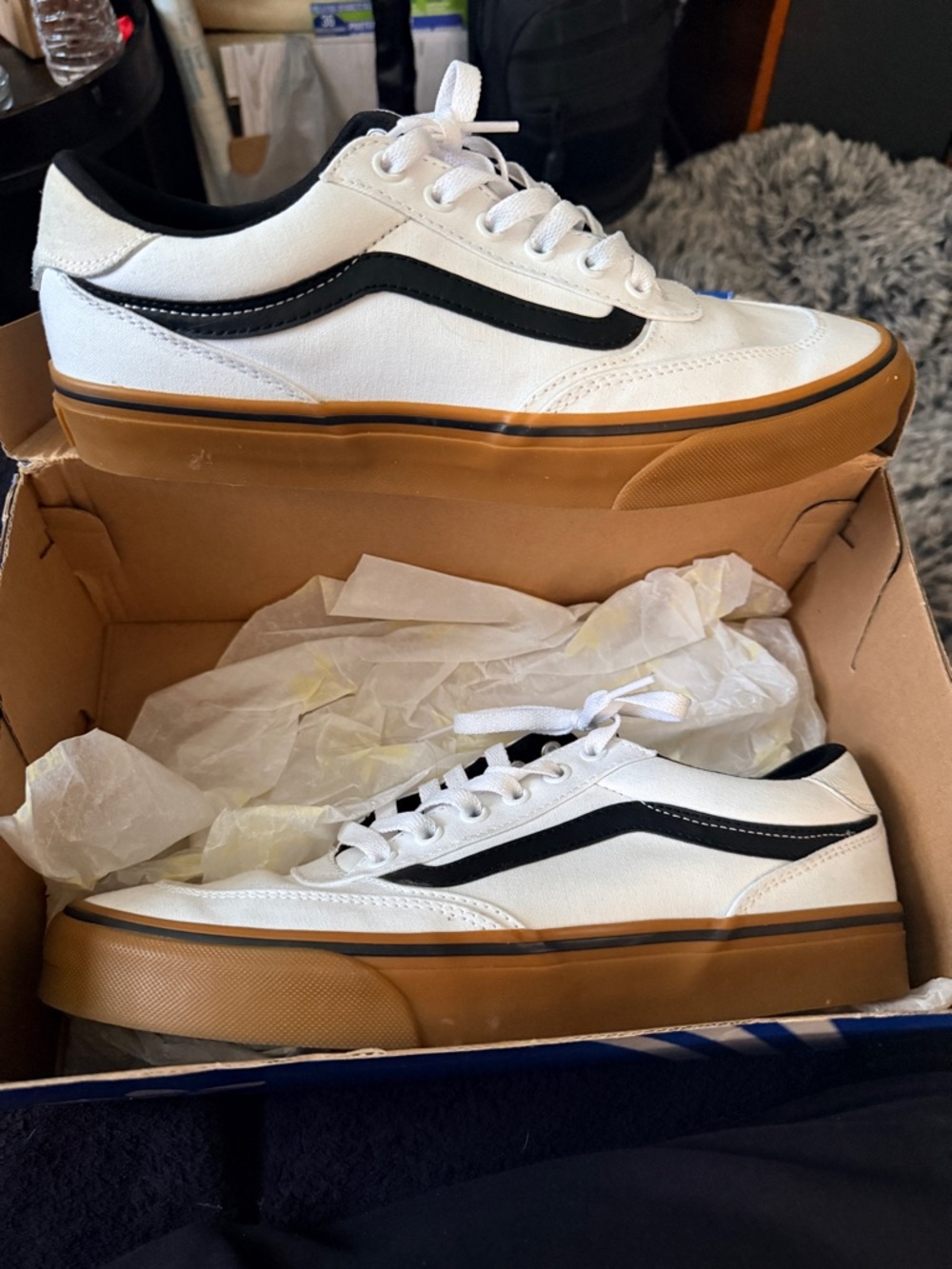 Vans Gilbert Crockett White/Gum Shoes size 10.5